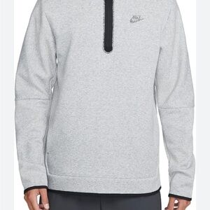 NWOT Nike Heather Gray Quarter-Zip Sweatshirt